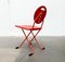 Vintage Italian Postmodern Charlie Folding Chair by Carlo Bimbi & Nilo Gioacchini for Segis, 1980s, Set of 3, Image 8