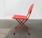 Vintage Italian Postmodern Charlie Folding Chair by Carlo Bimbi & Nilo Gioacchini for Segis, 1980s, Set of 3 12