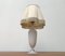 Mid-Century French Opaline Glass Table Lamp from Sevres, 1960s, Image 15