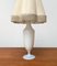 Mid-Century French Opaline Glass Table Lamp from Sevres, 1960s 24