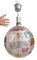 Murano Kugel Lampe aus Kristallglas 5