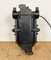 Industrial Wall Light in Black Cast Iron from Elektrosvit, 1960s 11