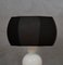 White Murano Glass and Brass Table Lamp, 1980s, Image 8