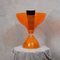 Orange Murano Glass and Brass Table Lamp, 1980s, Image 9