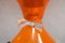 Orange Murano Glass and Brass Table Lamp, 1980s, Image 3