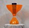 Orange Murano Glass and Brass Table Lamp, 1980s, Image 1