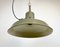 Vintage Army Pendant Lamp in Green Iron, 1960s 6