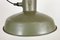 Vintage Army Pendant Lamp in Green Iron, 1960s 4