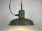 Vintage Army Pendant Lamp in Green Iron, 1960s 12