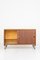 Tatra Sideboard mit Hairpin Legs und schwarzer Glasplatte, 1960er 9