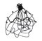 Abstract Sculpture in Plastic & Black Wire, Image 1