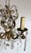 French Louis XVI Style Wall Sconces in Brass and Crystals, Set of 2 10