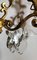 French Louis XVI Style Wall Sconces in Brass and Crystals, Set of 2 16