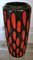 German Fat Lava Style Colored Glazed Ceramic Vase 1