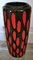 German Fat Lava Style Colored Glazed Ceramic Vase, Image 1