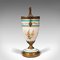 Lampada da camino antica vittoriana in ceramica, Francia, Immagine 3