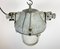 Lámpara industrial gris a prueba de explosiones de aluminio fundido de Elektrosvit, años 70, Imagen 4