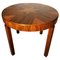 Italian Art Deco Feather Walnut Coffee Table 1