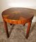 Italian Art Deco Feather Walnut Coffee Table 4