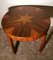 Italian Art Deco Feather Walnut Coffee Table 3