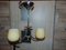 Art Deco Brass Nickel-Plated Hanging Lamp 1