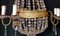 Louis XVI Heißluftballon Kronleuchter aus Bleikristall und Vergoldetem Messing 6