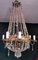 Louis XVI Style Hot Air Balloon Chandelier in Lead Crystal and Gilded Brass 4