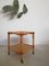 Table with Wheels & Two Rattan and Bamboo Shelves, Italy, 1970s 4