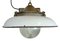 Industrial Factory Pendant Lamp in Cast Iron and Grey Enamel from Zaos, 1960s, Image 1