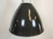 Lámpara colgante industrial grande de fábrica esmaltada de Elektrosvit, años 60, Imagen 4