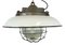 Industrial Factory Cage Pendant Lamp in Cast Iron and Grey Enamel from Zaos, 1960s 1