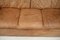Sofá de tres plazas de cuero color caramelo de Cinna, años 70, Imagen 3
