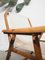 Sedia pieghevole in bambù e tessuto, anni '60, Immagine 5