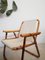 Bamboo & Fabric Folding Chair, 1960s 4