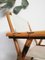 Bamboo & Fabric Folding Chair, 1960s, Image 11
