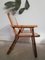 Sedia pieghevole in bambù e tessuto, anni '60, Immagine 2