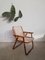 Bamboo & Fabric Folding Chair, 1960s, Image 13