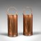 Antique Victorian English Copper Umbrella Stands, Set of 2, Image 1