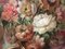 Blumen und Ruinen Gemälde, Italienische Schule, Öl auf Leinwand, Gerahmt 6