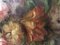 Blumen und Ruinen Gemälde, Italienische Schule, Öl auf Leinwand, Gerahmt 8
