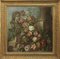 Blumen und Ruinen Gemälde, Italienische Schule, Öl auf Leinwand, Gerahmt 1
