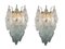 Italian Murano Glass Polygon Sconces, Set of 2, Image 1