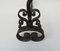 French Wrought Iron Andirons, 1900, Set of 2 6