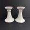 Small Porcelain Candlesticks, Christmas Collection by Gerard Laplau for Villeroy & Boch, Set of 2 3