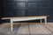 Vintage Rustic White Wooden Bench, Image 12