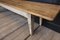 Vintage Rustic White Wooden Bench, Image 8