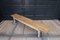 Vintage Rustic White Wooden Bench 16