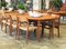 Danish Oval Dining Table in Solid Teak, Mid-20th Century, Image 11