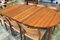 Danish Oval Dining Table in Solid Teak, Mid-20th Century 7
