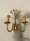 Italian Murano Glass Gold Gilded Sconces, Set of 3 6